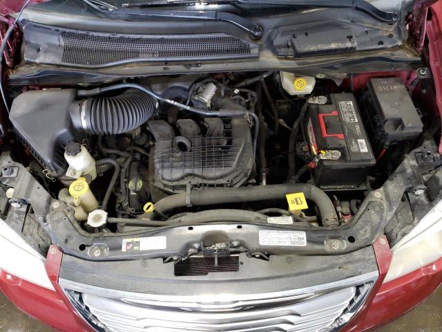 2C4RC1CG1DR583459 - 2013 CHRYSLER TOWN & COU TOURING L BURGUNDY photo 12