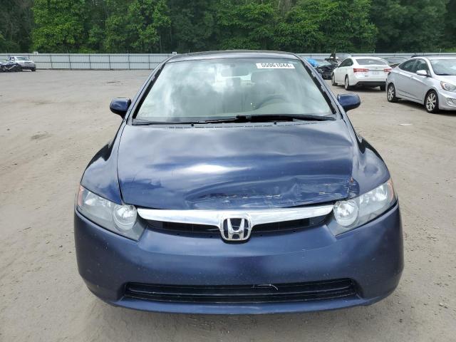 1HGFA16816L100708 - 2006 HONDA CIVIC EX BLUE photo 5