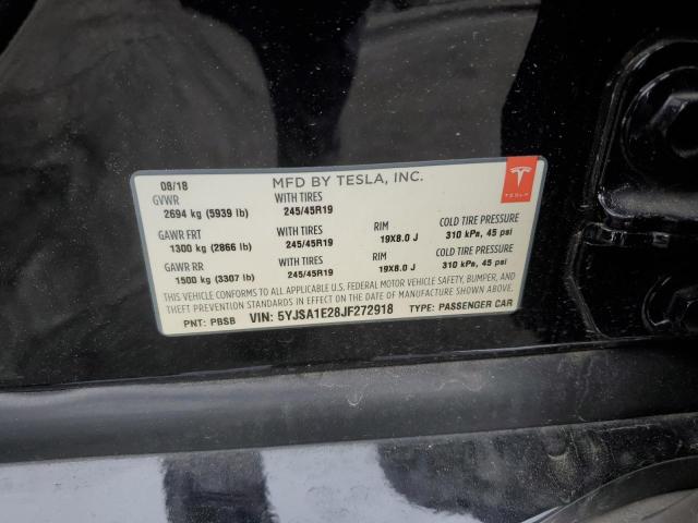 5YJSA1E28JF272918 - 2018 TESLA MODEL S Qara foto 13