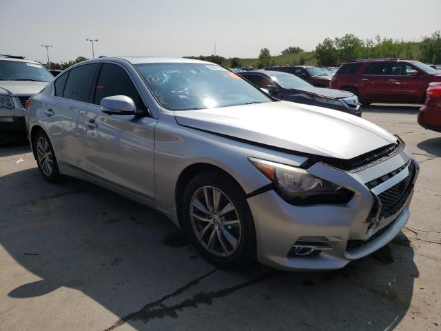 JN1BV7AR2EM687467 - 2014 INFINITI Q50 BASE SILVER photo 4