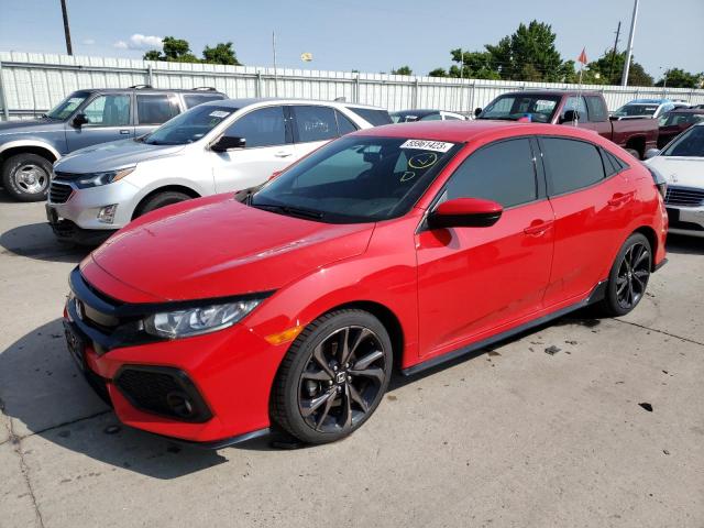 SHHFK7G47JU238998 - 2018 HONDA CIVIC SPORT 红色 照片 1