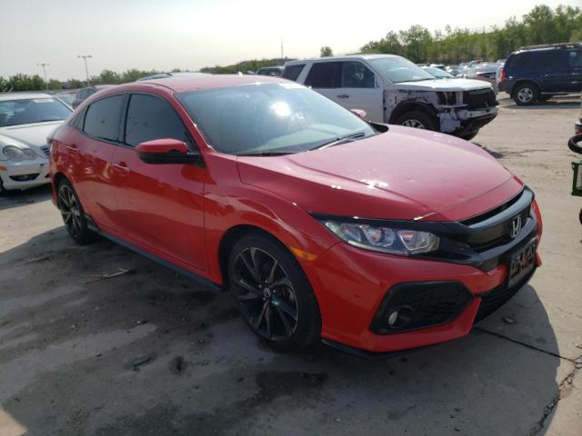 SHHFK7G47JU238998 - 2018 HONDA CIVIC SPORT 红色 照片 4