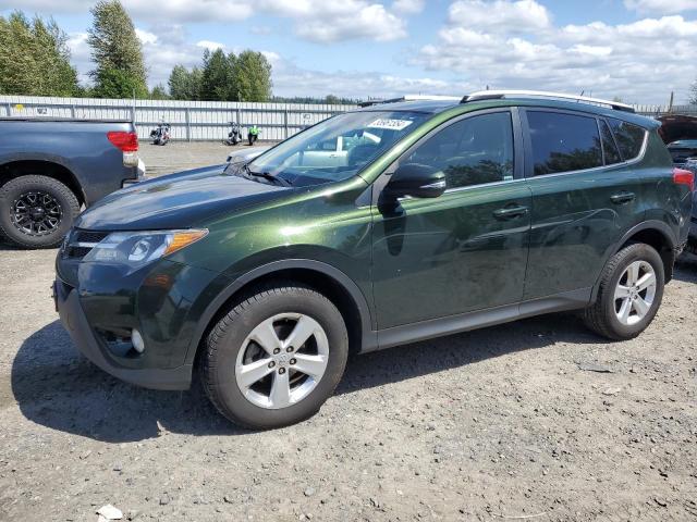 JTMRFREV5D5028562 - 2013 TOYOTA RAV4 XLE GREEN photo 1