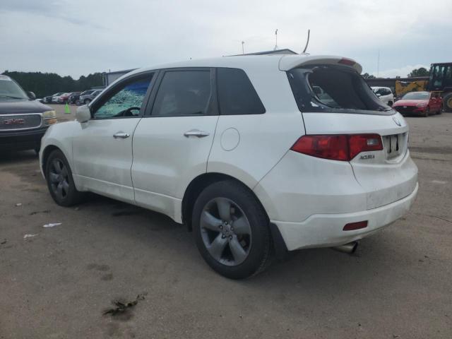 5J8TB18237A014161 - 2007 ACURA RDX WHITE photo 2