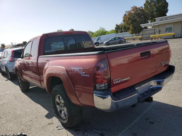 5TETU62N25Z101741 - 2005 TOYOTA TACOMA PRERUNNER ACCESS CAB RED photo 2