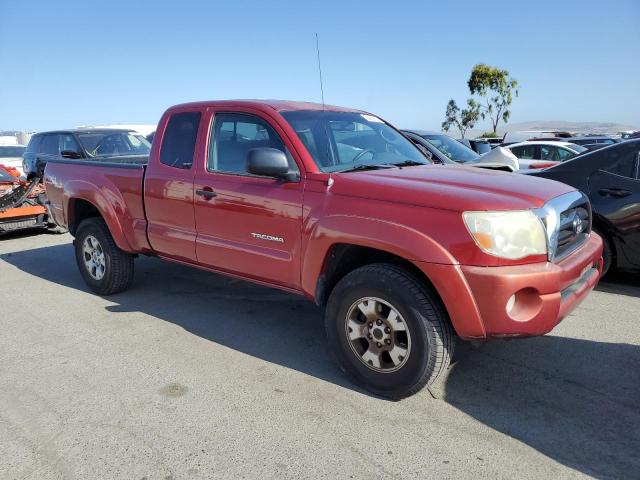 5TETU62N25Z101741 - 2005 TOYOTA TACOMA PRERUNNER ACCESS CAB RED photo 4