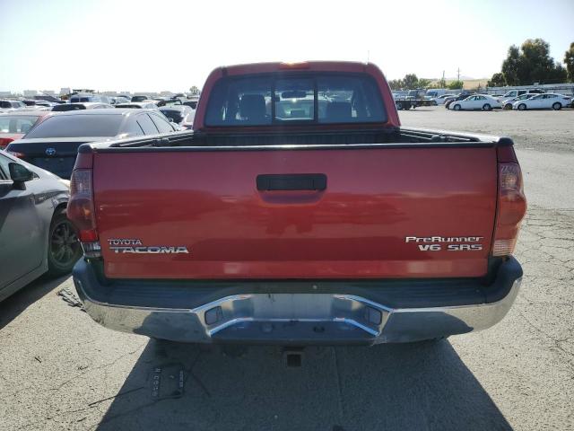 5TETU62N25Z101741 - 2005 TOYOTA TACOMA PRERUNNER ACCESS CAB RED photo 6