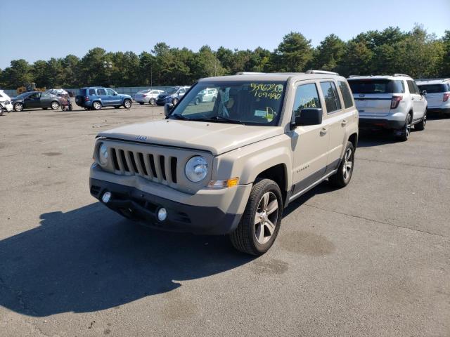 1C4NJRFB8HD109990 - 2017 JEEP PATRIOT LATITUDE CREAM photo 2