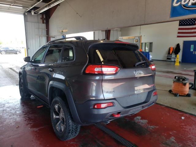 1C4PJMBB0HW519690 - 2017 JEEP CHEROKEE TRAILHAWK 石墨色 照片 3
