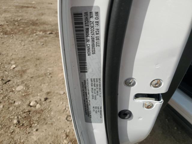 2C3CDZFJ8MH662226 - 2021 DODGE CHALLENGER R/T SCAT PACK WHITE photo 12