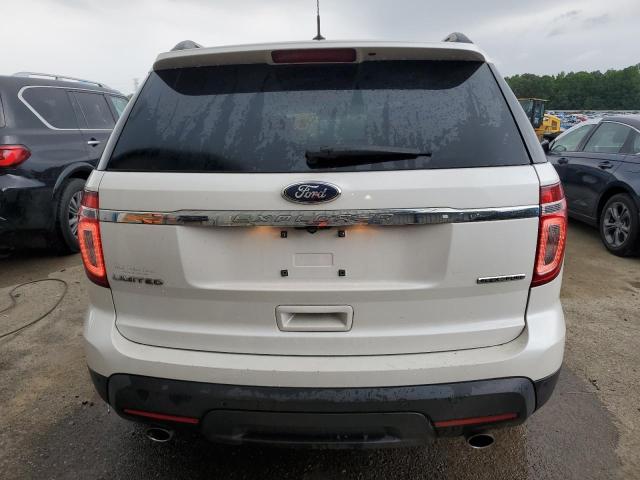 1FM5K7F87DGC60569 - 2013 FORD EXPLORER LIMITED WHITE photo 6