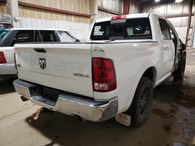 1C6RD7NT9CS307836 - 2012 DODGE RAM 1500 LARAMIE WHITE photo 3