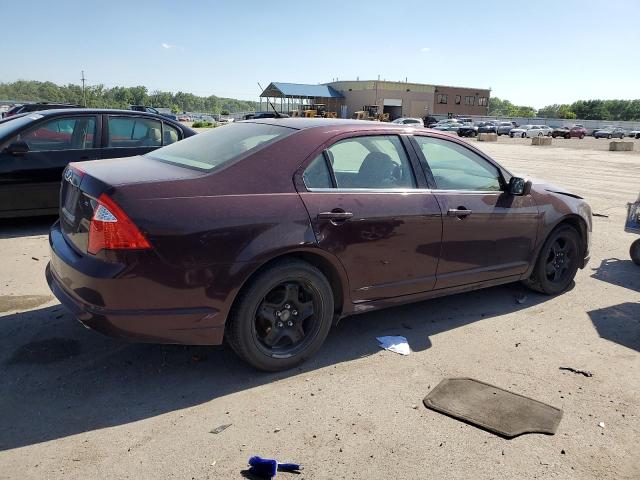 3FAHP0HA2BR165276 - 2011 FORD FUSION SE BURGUNDY photo 3