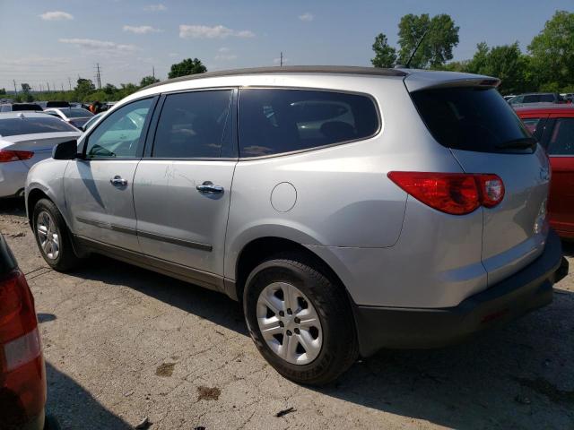 1GNKRFED7BJ360884 - 2011 CHEVROLET TRAVERSE LS SILVER photo 2