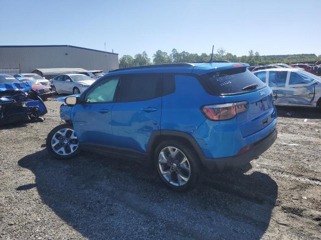 3C4NJCCB0KT675984 - 2019 JEEP COMPASS LIMITED أزرق صورة 2