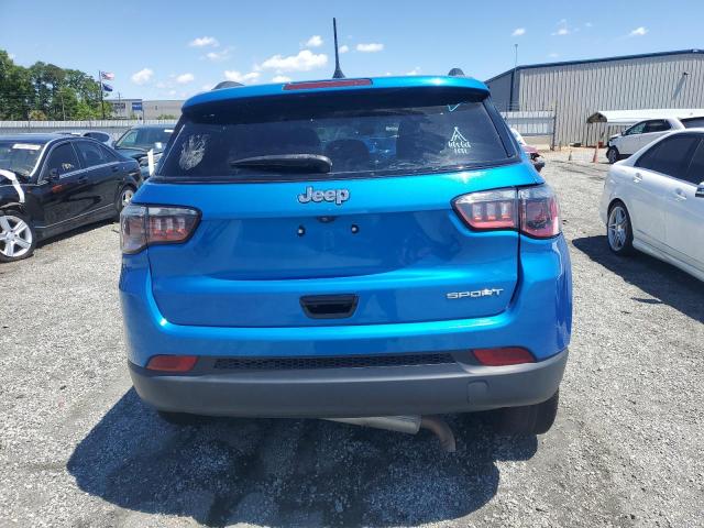 3C4NJCCB0KT675984 - 2019 JEEP COMPASS LIMITED أزرق صورة 6