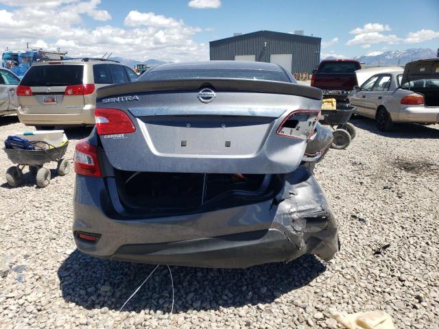 3N1AB7AP5HY409649 - 2017 NISSAN SENTRA S GRAY photo 6