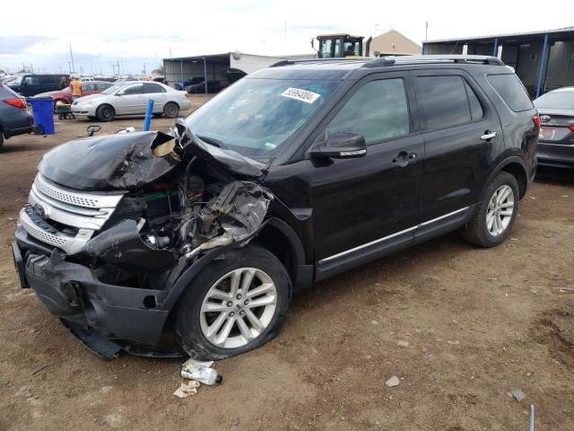 1FM5K8D85DGA93931 - 2013 FORD EXPLORER XLT BLACK photo 1