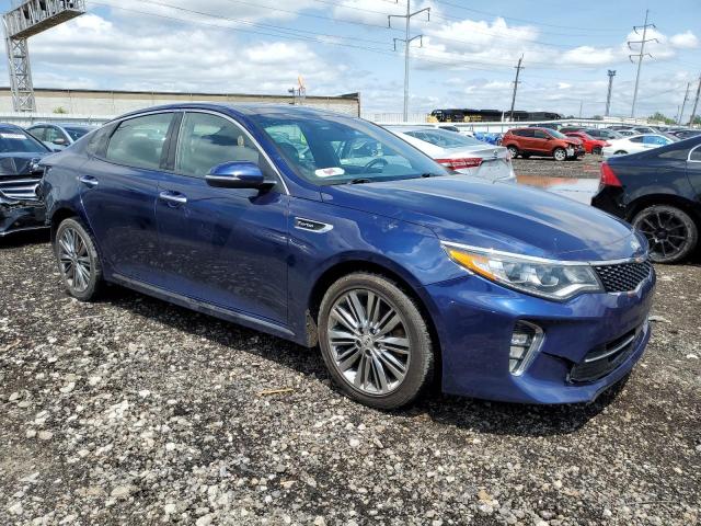 5XXGV4L26JG188852 - 2018 KIA OPTIMA SXL BLUE photo 4