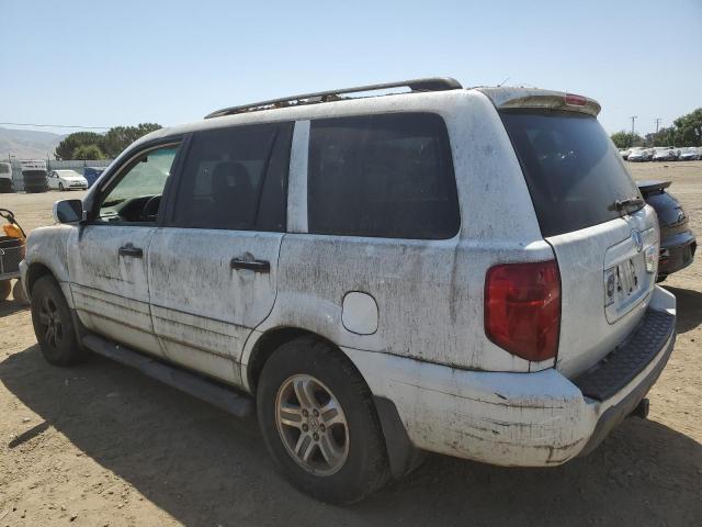 2HKYF18563H585195 - 2003 HONDA PILOT EXL WHITE photo 2