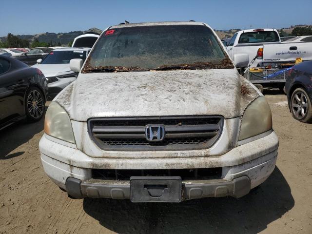 2HKYF18563H585195 - 2003 HONDA PILOT EXL WHITE photo 5