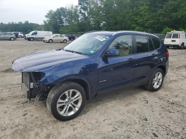 5UXWX7C55F0K35197 - 2015 BMW X3 XDRIVE35I BLUE photo 1