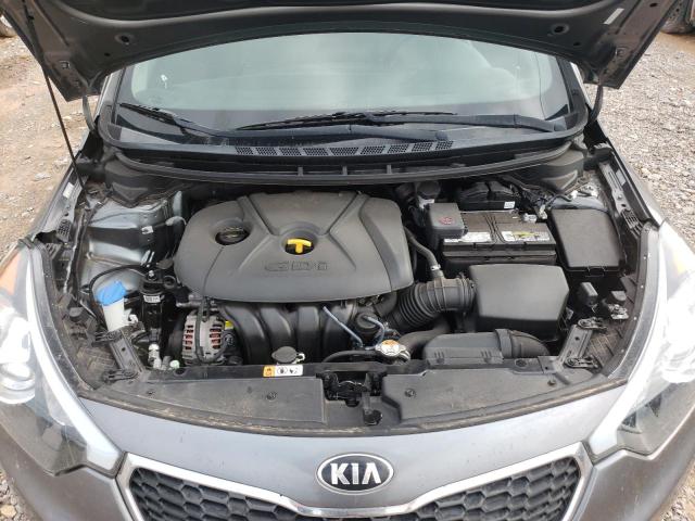 KNAFK5A87G5576765 - 2016 KIA FORTE LX GRAY photo 11