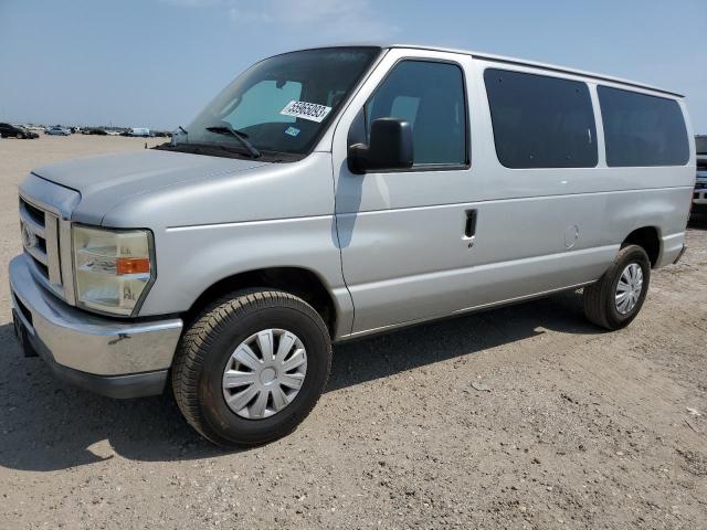 1FBNE3BL6ADA86087 - 2010 FORD E350 E350 SUPER DUTY WAGON SILVER photo 1