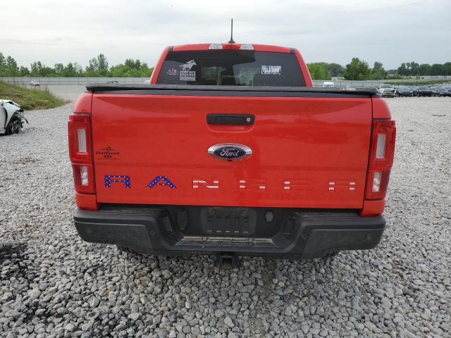 1FTER4FH2LLA79562 - 2020 FORD RANGER XL RED photo 6
