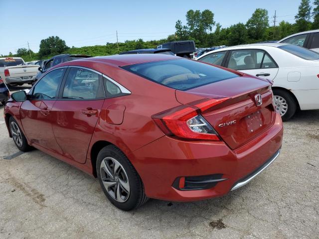 19XFC2F69LE201965 - 2020 HONDA CIVIC LX RED photo 2