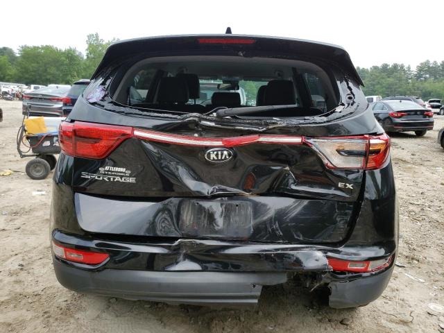 KNDPNCAC4H7037520 - 2017 KIA SPORTAGE EX BLACK photo 6