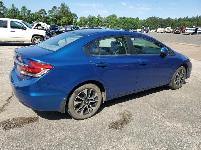 19XFB2F87DE268795 - 2013 HONDA CIVIC EX ლურჯი ფოტო 3