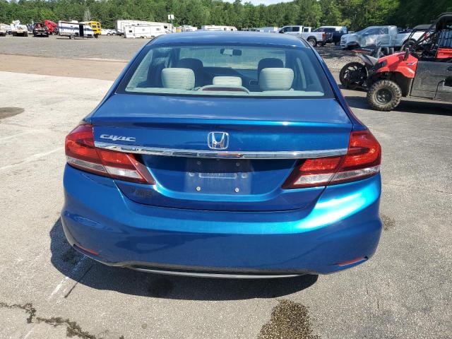 19XFB2F87DE268795 - 2013 HONDA CIVIC EX ლურჯი ფოტო 6