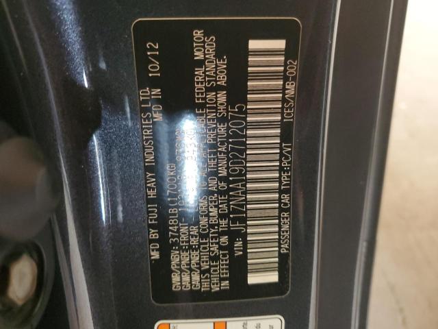 JF1ZNAA19D2712075 - 2013 TOYOTA SCION FR-S 石墨色 照片 12