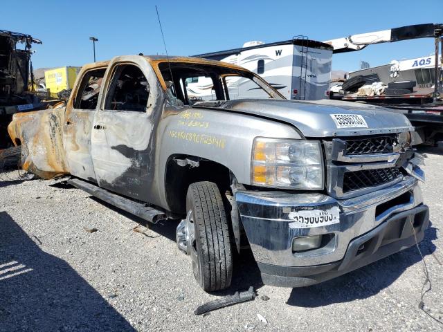 1GC4K1C89CF231418 - 2012 CHEVROLET SILVERADO K3500 LTZ SILVER photo 4