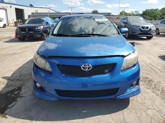 2T1BU4EE5AC371803 - 2010 TOYOTA COROLLA BASE BLUE photo 5