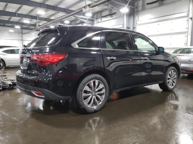 5FRYD4H62EB038327 - 2014 ACURA MDX TECHNOLOGY BLACK photo 3