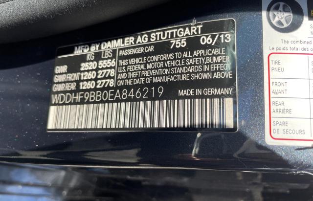 WDDHF9BB0EA846219 - 2014 MERCEDES-BENZ E 550 4MATIC GRAY photo 10