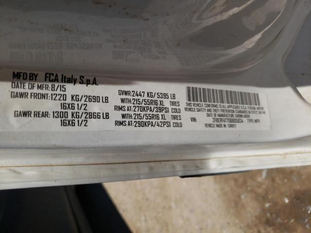 ZFBERFAT7G6B05834 - 2016 RAM PROMASTER WHITE photo 13