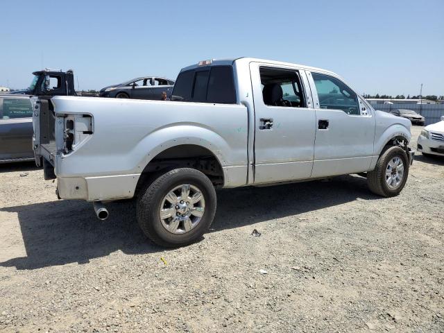 1FTFW1EF2BFD15362 - 2011 FORD F150 SUPERCREW SILVER photo 3