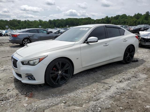 JN1BV7AP2EM683787 - 2014 INFINITI Q50 SPORT BASE WHITE photo 1