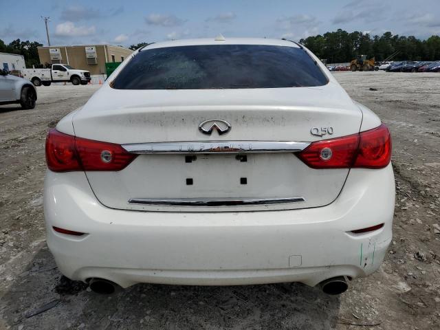 JN1BV7AP2EM683787 - 2014 INFINITI Q50 SPORT BASE WHITE photo 6