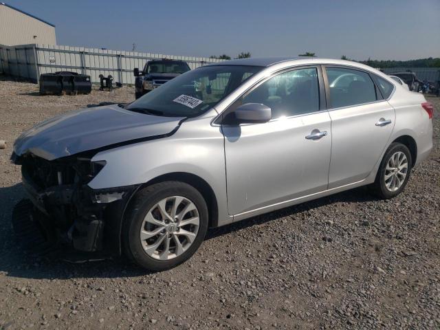 3N1AB7AP6KY315464 - 2019 NISSAN SENTRA S SILVER photo 1