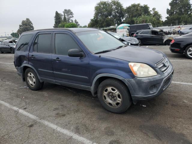 JHLRD68596C008882 - 2006 HONDA CR-V LX BLUE photo 4