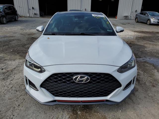 KMHTH6AB7KU009214 - 2019 HYUNDAI VELOSTER TURBO WHITE photo 5