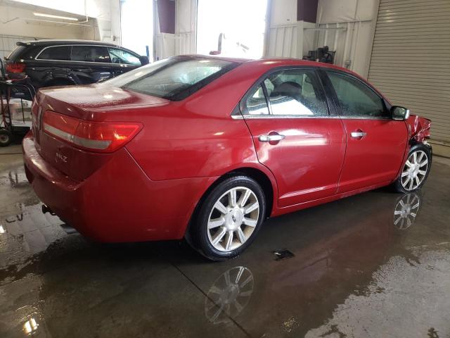 3LNHL2GC1AR637014 - 2010 LINCOLN MKZ RED photo 3