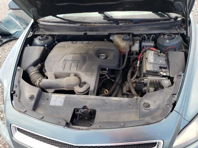 1G1ZH57B594109136 - 2009 CHEVROLET MALIBU 1LT BLUE photo 11
