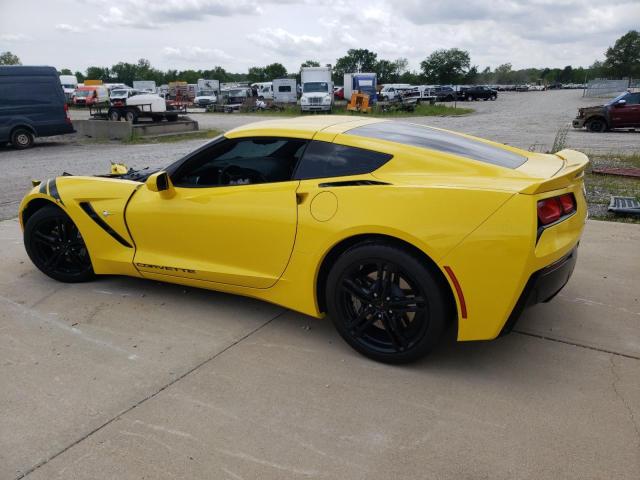 1G1YB2D73G5110269 - 2016 CHEVROLET CORVETTE STINGRAY 1LT YELLOW photo 2
