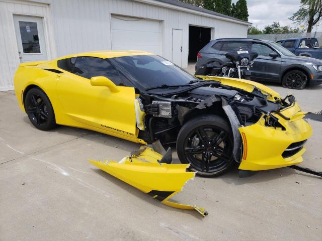 1G1YB2D73G5110269 - 2016 CHEVROLET CORVETTE STINGRAY 1LT YELLOW photo 4