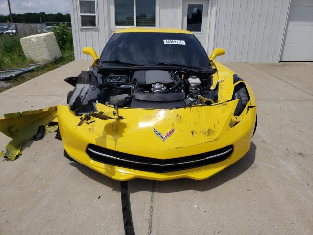 1G1YB2D73G5110269 - 2016 CHEVROLET CORVETTE STINGRAY 1LT YELLOW photo 5